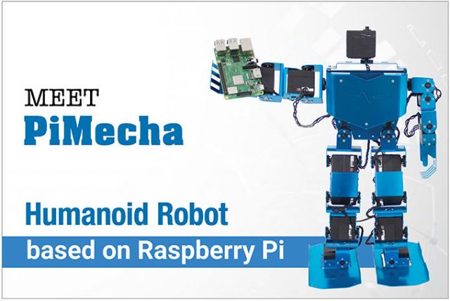 Pimecha Raspberry Pi Humanoid Robot Robotic Gizmos