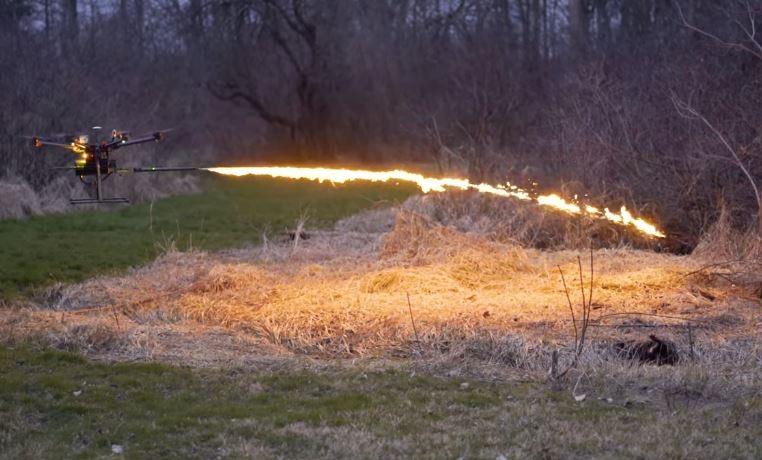 TF 19 WASP Turns Your Drone Into A Flying Flamethrower Robotic Gizmos