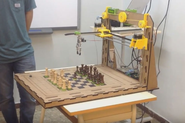 Arduino on X: Happy International Chess Day! 'Make' your move with one of  these Arduino-powered projects Automated board:   Robot arm opponent:  Mega chess processor:   Lichess link