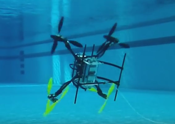 Drone That Flies and Swims - Robotic Gizmos