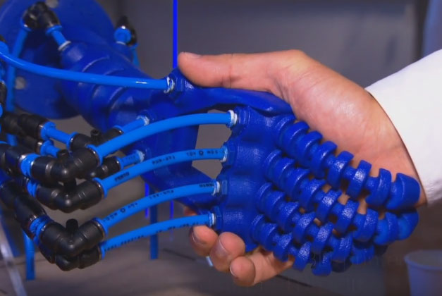 3D-printed Soft Robotic Hand - Robotic Gizmos