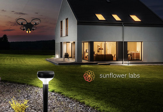 Sunflower Home Awareness System Has A Drone Robotic Gizmos   Sunflower Home Security With Drones 