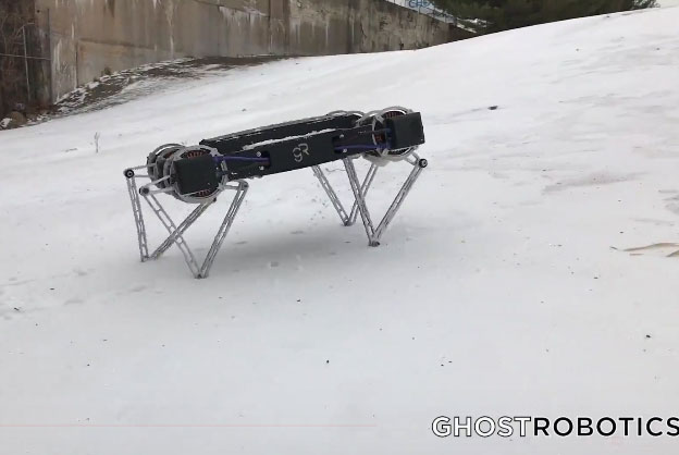 Ghost Minitaur Direct-Drive Quadruped Can Leap Across Gaps - Robotic Gizmos