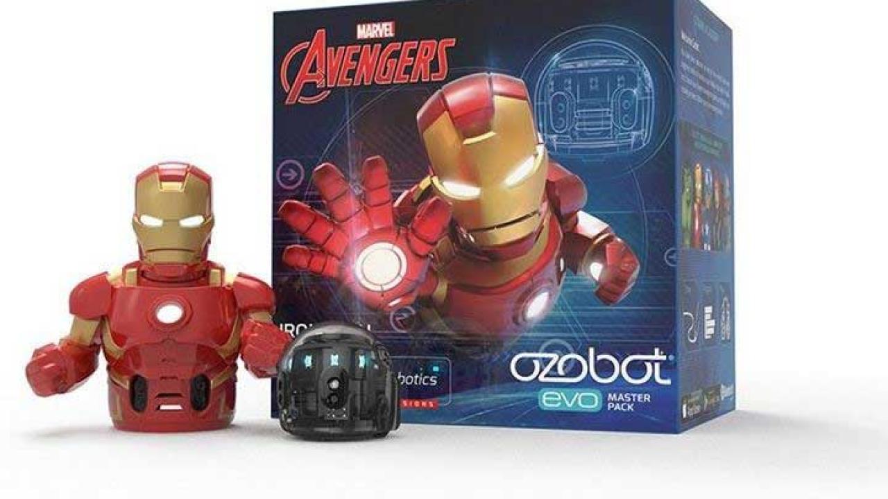 Ozobot Evo Iron Man Robot - Robotic Gizmos