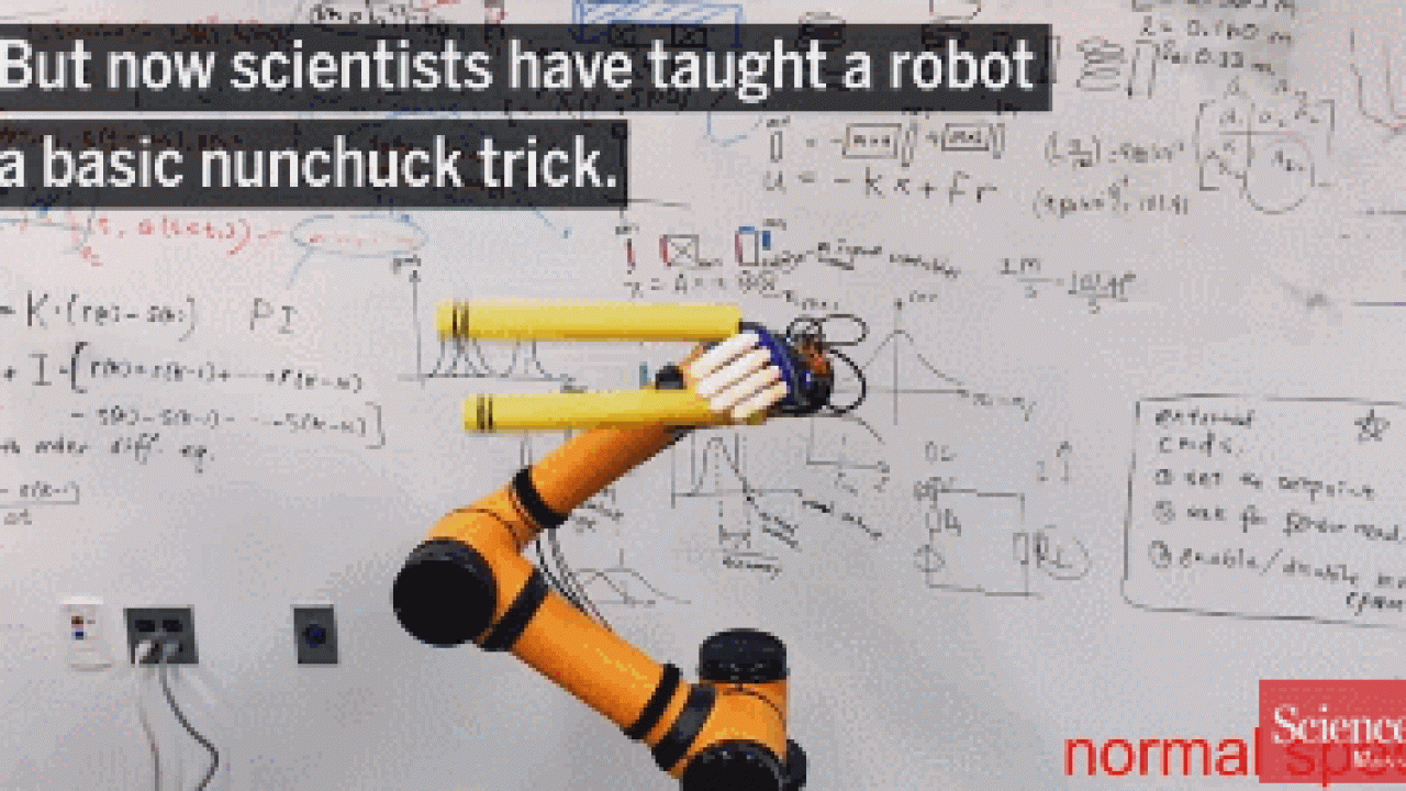 Robots Learn To Use Nunchucks Robotic Gizmos