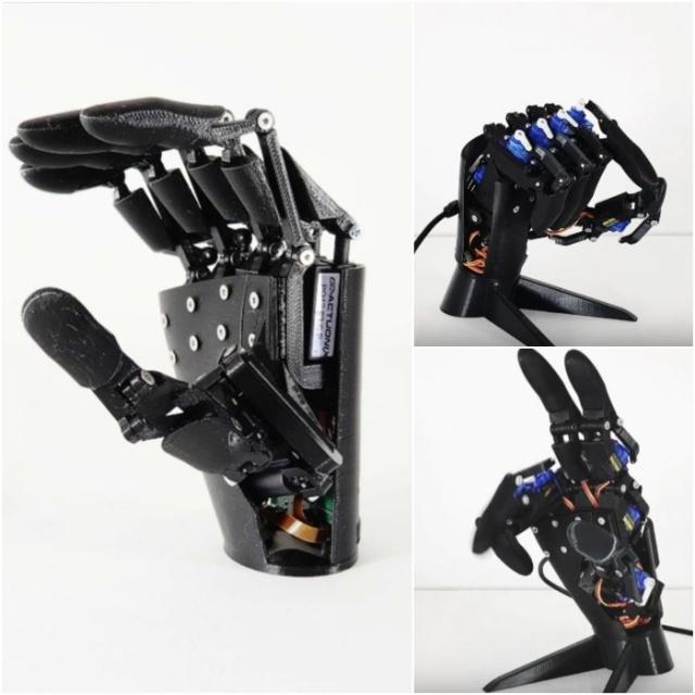 Youbionic Hand: 3D Printed Arduino Robotic Hand - Robotic Gizmos