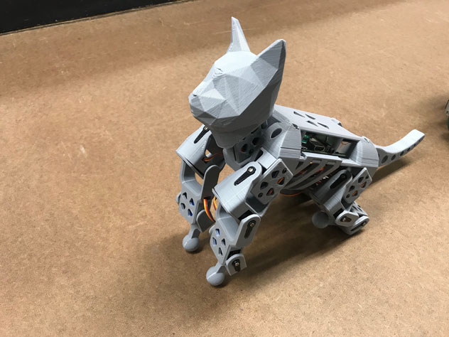 SmallKat 3D  Printed  Robot  Cat  Robotic  Gizmos