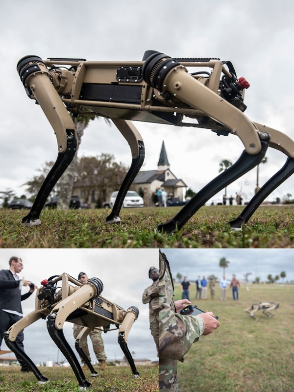 Us Air Force Base Using Robot Dogs For Security - Robotic Gizmos