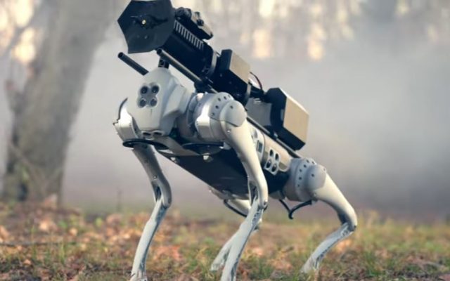 Thermonator Flamethrower Carrying Robot Dog - Robotic Gizmos