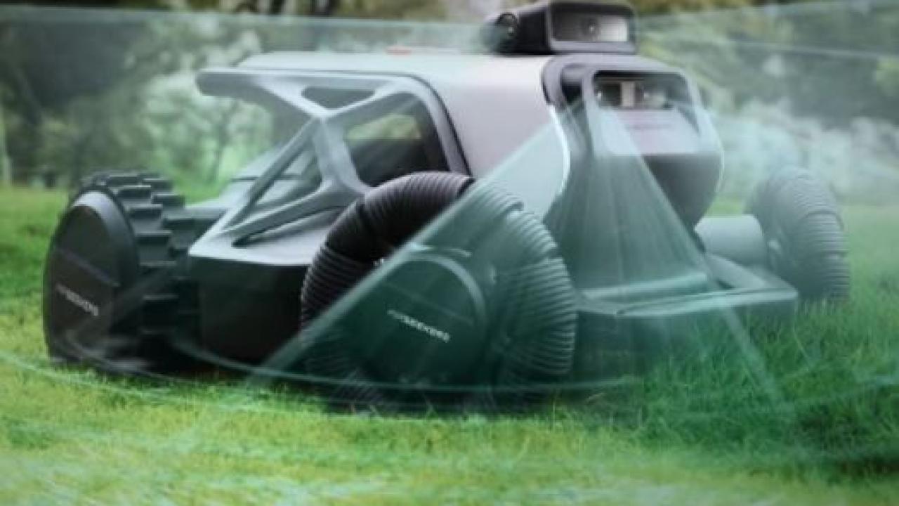 Tron 360° AI Vision Robotic Mower with Auto-Mulching by Airseekers —  Kickstarter