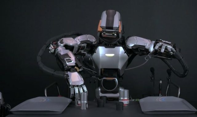 Sanctuary Ai Phoenix Humanoid Robot Used For Sorting Mechanical Parts 
